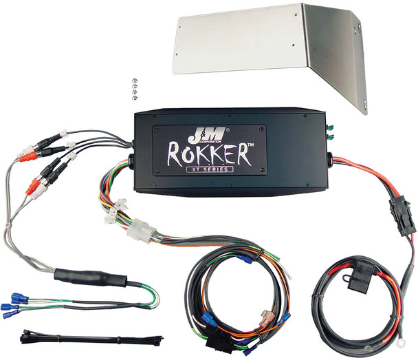 J&M Rokker P500W 4-Ch Amp Kit P500W Jamp-500Hr06-Rcp