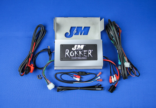 J&M Rokker P700W 4-Ch Amp Kit 06-13 Harley Ultra Jamp-700Hc06-Ulp