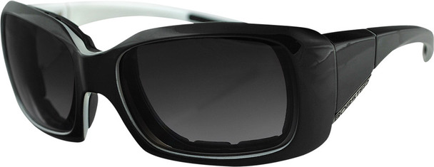 Bobster Ava Sunglasses Black Pearl W/Smoke Lens Bava501