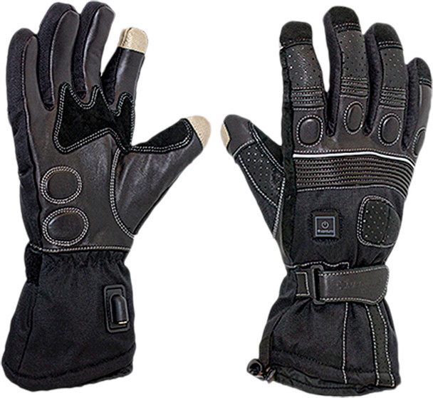 Venture 12V Heated Grand Touring Gloves Black 2X Mc-225 2