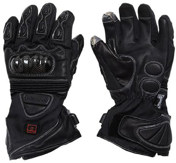 Venture Carbon 12V Heated Gloves Black 2X Mc-325 2X