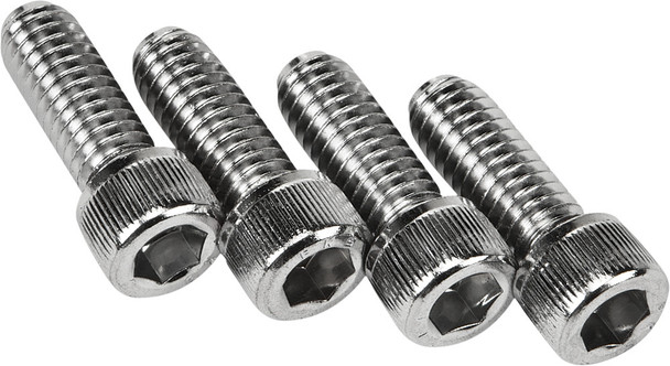 Harddrive Allen Bolts Chrome 4/Pk For Handlebar Clamp 57-0023-4