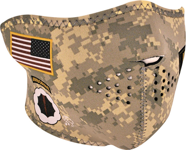 Zan Half Face Mask (Army Combat Uniform) Wnfm700H