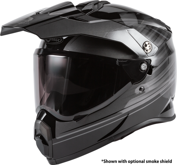 Gmax At-21 Adventure Raley Helmet Black/Grey 2X G1211028