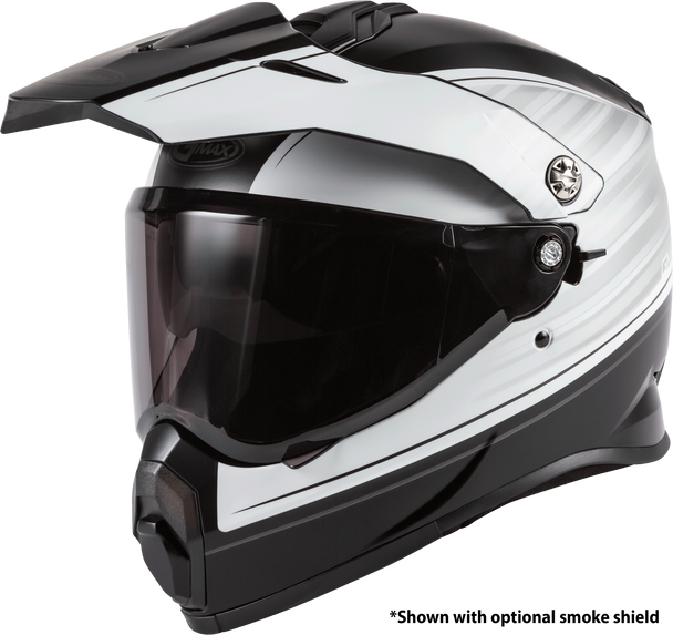 Gmax At-21 Adventure Raley Helmet Matte Black/White Sm G1211074