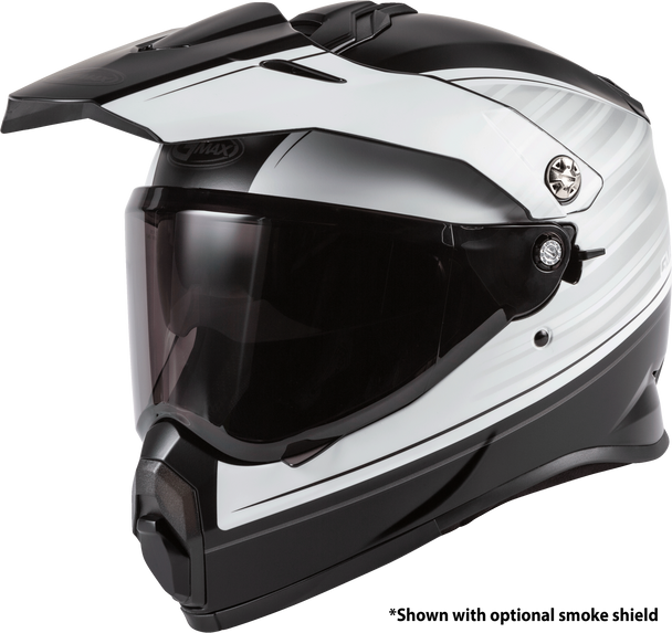 Gmax At-21 Adventure Raley Helmet Matte Black/White Xl G1211077