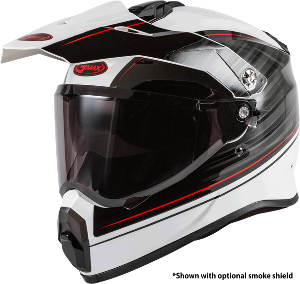 Gmax At-21 Adventure Raley Helmet White/Grey/Red Sm G1211014