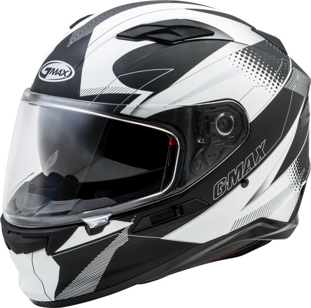 Gmax Ff-98 Full-Face Apex Helmet Matte Black/White Sm G1981434-Ece