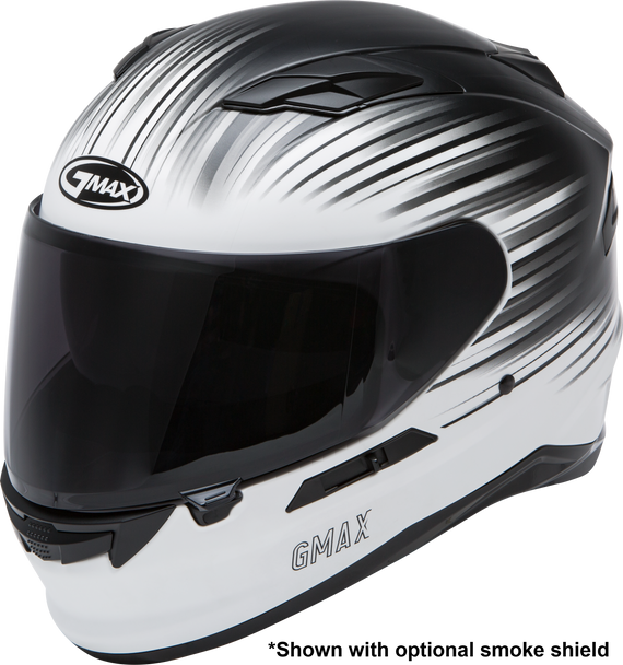 Gmax Ff-98 Full-Face Reliance Helmet Matte White/Black Sm F1982204-Ece