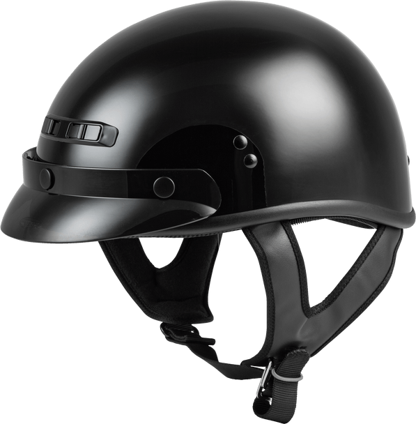 Gmax Gm-35 Half Helmet Full Dressed Black 2X G1235028