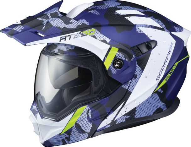 Scorpion Exo Exo-At950 Modular Helmet Outrigger Matte Blue Xl 95-1616