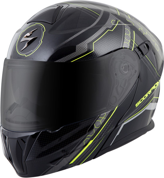 Scorpion Exo Exo-Gt920 Modular Helmet Satellite Neon 2X 92-1037