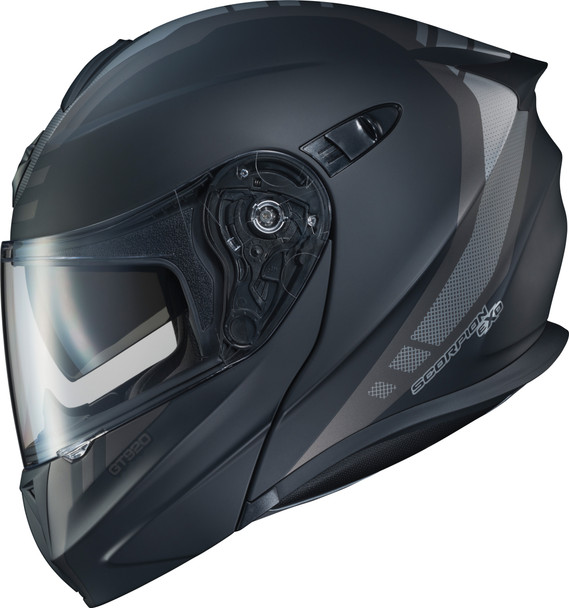 Scorpion Exo Exo-Gt920 Modular Helmet Unit Matte Black/Dark Grey 2X 92-1637