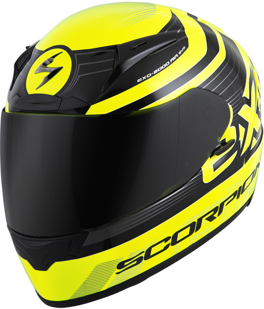 Scorpion Exo Exo-R2000 Full-Face Helmet Fortis Neon/Black Xl 200-7536