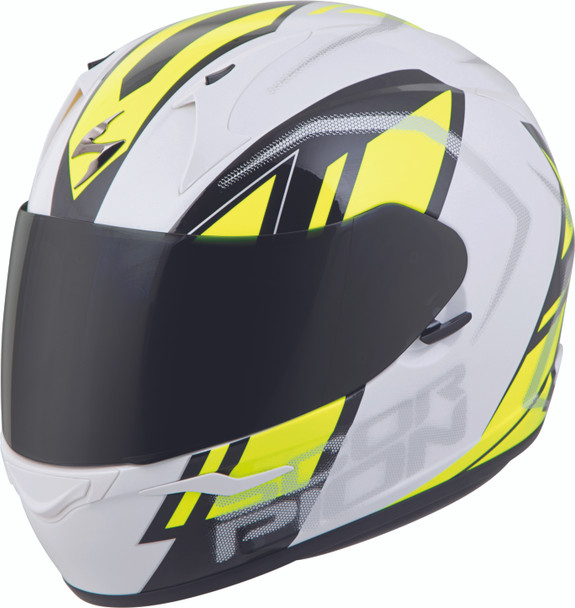 Scorpion Exo Exo-R320 Full-Face Helmet Endeavor White/Neon Sm 32-0503