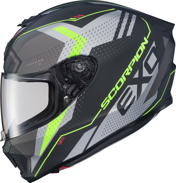 Scorpion Exo Exo-R420 Full-Face Helmet Seismic Matte Hi-Vis/Grey Xs 42-1442