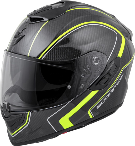 Scorpion Exo Exo-St1400 Carbon Full-Face Helmet Antrim Hi-Vis 2X 14C-1027