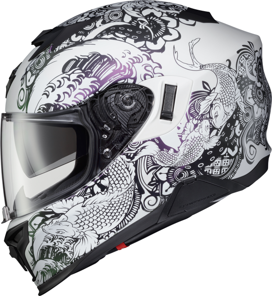 Scorpion Exo Exo-T520 Helmet Nama-Sushi White/Chameleon Xs T52-1112