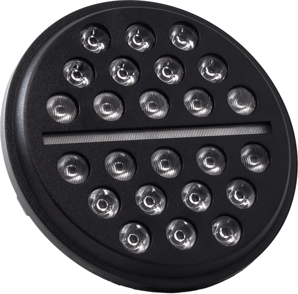 Letric Lighting Co 7" Led Buckshot Mini-Multi Black W/ Mnt Adapter Llc-Lhc-7B
