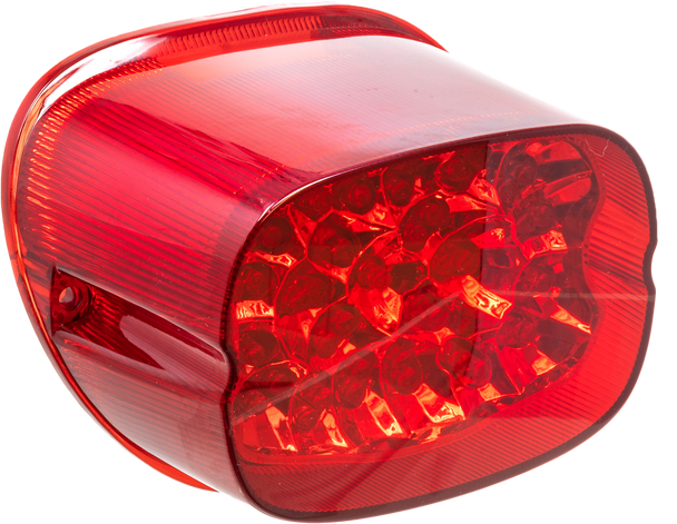 Letric Lighting Co Sqaureback Led Tailight Red Lense Llc-Sqtl-Ra