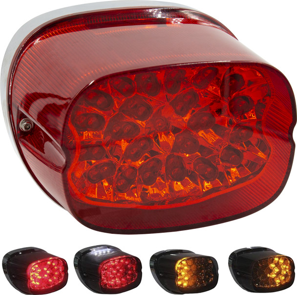 Saddle Tramp Led Taillight W/Turn Signals Red 99-16 Bc-Hdtl3