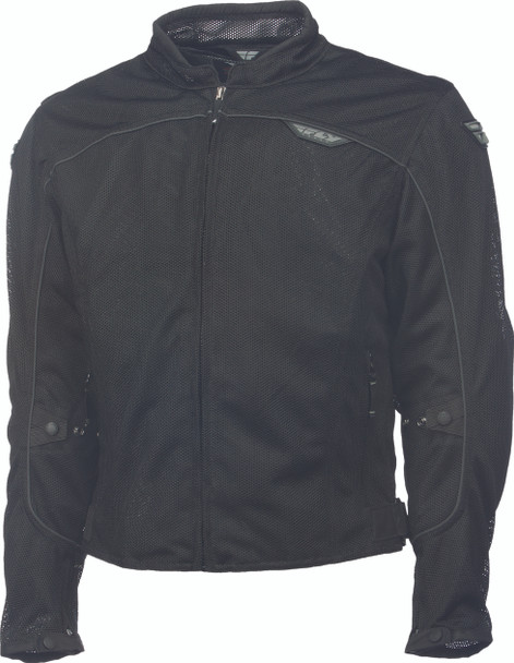 Fly Racing Flux Air Mesh Jacket Black Xl #5948 477-4040~5