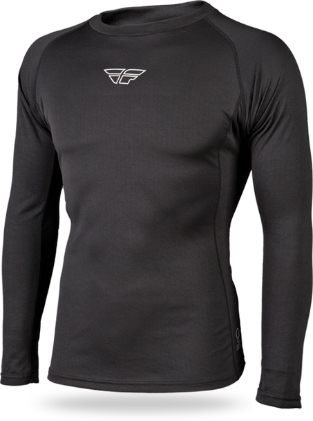 Fly Racing Base Layer L/S Heavy Top Black M 354-6084M