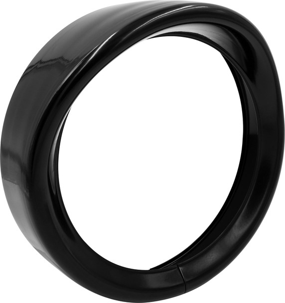 Saddle Tramp Visor Light Trim Ring 5.75" Black Bc-Hdtrim1