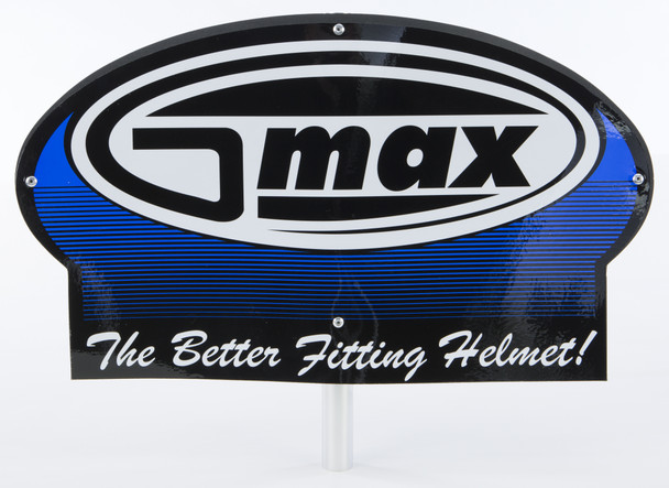 Gmax Helmet Display Sign 72-Display Sign