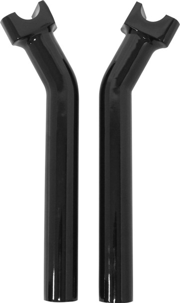 Harddrive H-Bar Risers 9-1/2" Pullback Black 04-528Bk