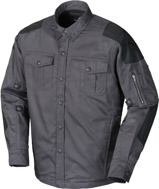 Scorpion Exo Abrams Riding Shirt Grey Lg 13702-5