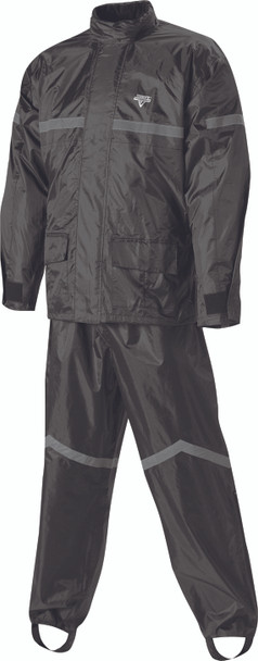 Nelson-Rigg Stormrider Rain Suit Black/Black L Sr-6000-Blk-03-Lg