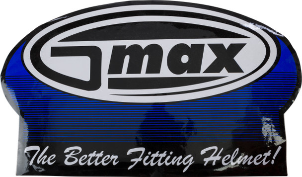 Gmax Helmet Display Sticker 72-Display Sticker
