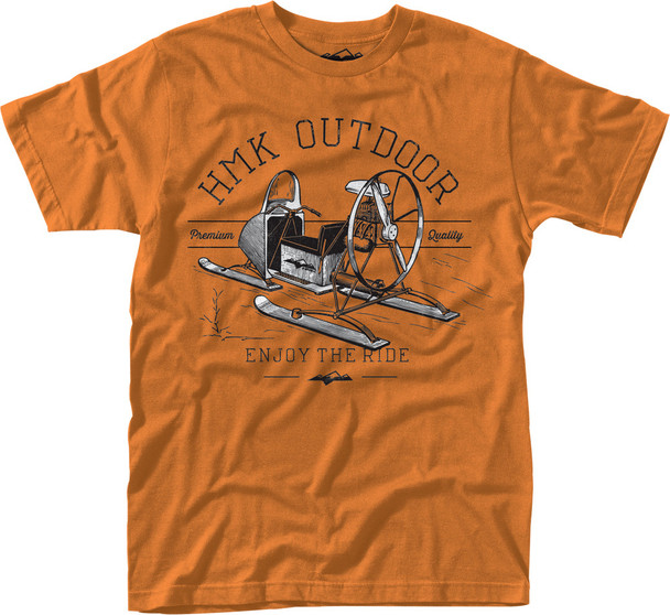 Hmk Old School Tee Orange S Hm2Sstoldos