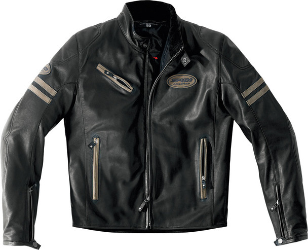 Spidi Ace Leather Jacket Black/Brown E48/Us38 P131-341-48