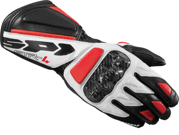 Spidi Str-4 Gloves Black/Red M A154-021-M