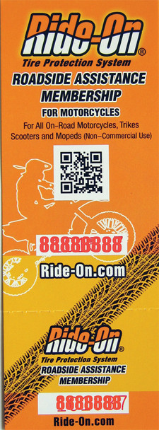 Ride-On Roadside Assistance Membership 6/Pk Rsa-Dlr *6/Pk