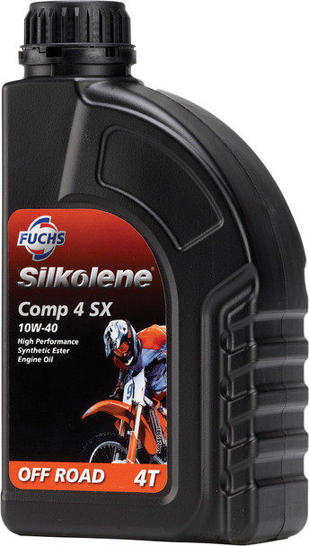 Silkolene Comp 4 Sx 4T Synthetic Blend O Il 10W-40 Liter 80069600478