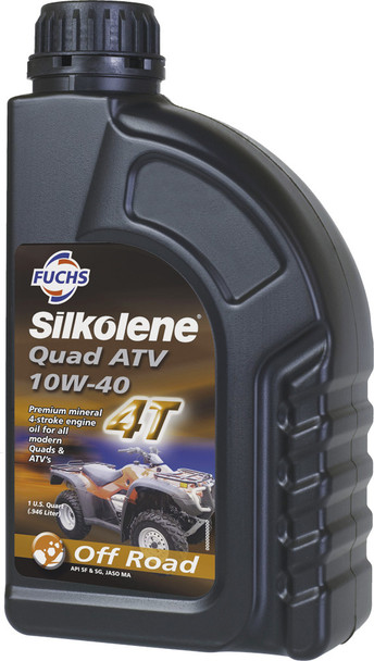 Silkolene Quad ATV 4T Premium Oil 10W-40 1Qt 65136101054