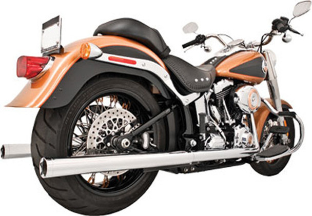 Freedom True Duals W/2.5" Strt Cut Chr Softail Hd00088