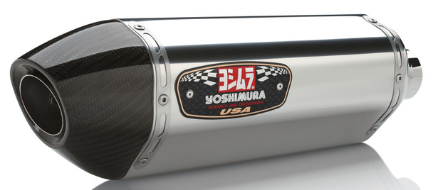 Yoshimura Signature R-77 Slip-On Exhaust Ss-Ss-Cf 11630E0520