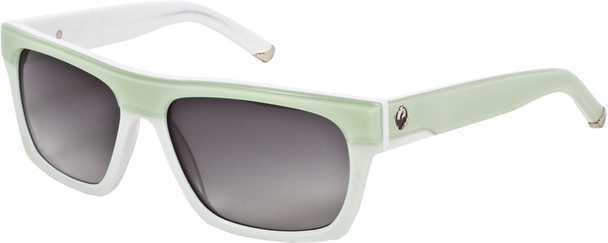 Dragon Viceroy Sunglasses Avocado White W/Grey Gradient Lens 720-2009