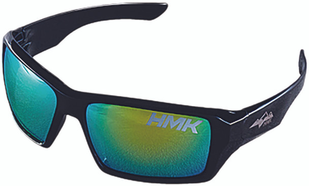 Hmk Jim Sunglasses Black W/Pol. Revo Blue/Yellow Lens Hm5Jimb