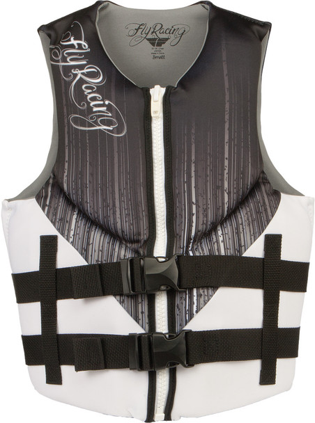 Fly Racing Neoprene Life Vest Ladies Black/White S 142424-702-820-14