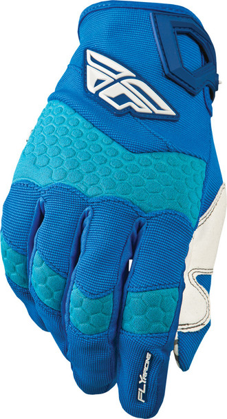 Fly Racing F-16 Gloves Blue/White Sz 2 367-91102