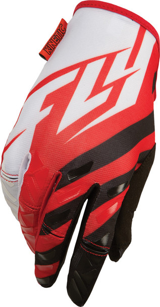 Fly Racing Kinetic Gloves Red/Black/White Sz 5 368-41505