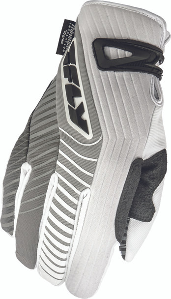 Fly Racing Title Gloves Long White Sz 7 #5884 367-034~07