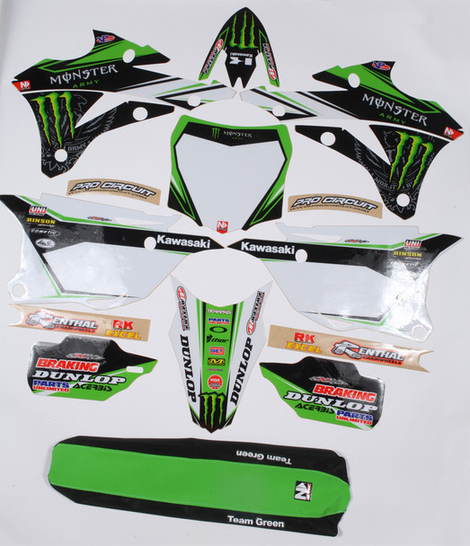 N-Style 2014 Team Green Team Kit Kx85/100 Black N40-3717