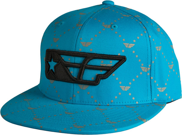 Fly Racing F-Star Hat Blue S/M 351-0141S
