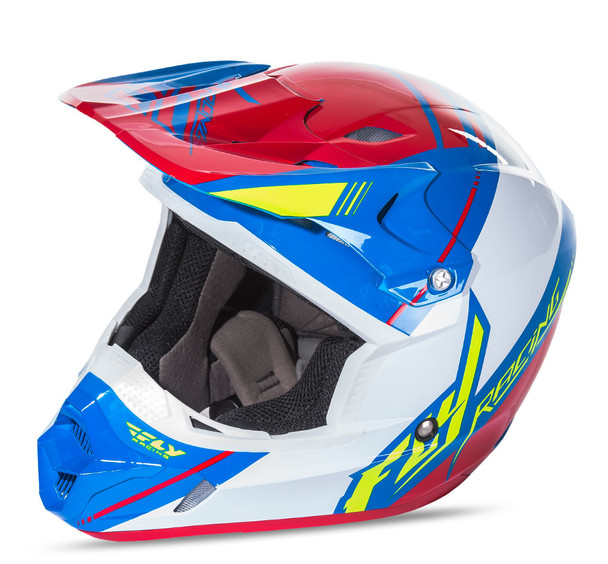 Fly Racing Kinetic Pro Canard Replica Helmet Red/White/Blue Xs 73-3315Xs